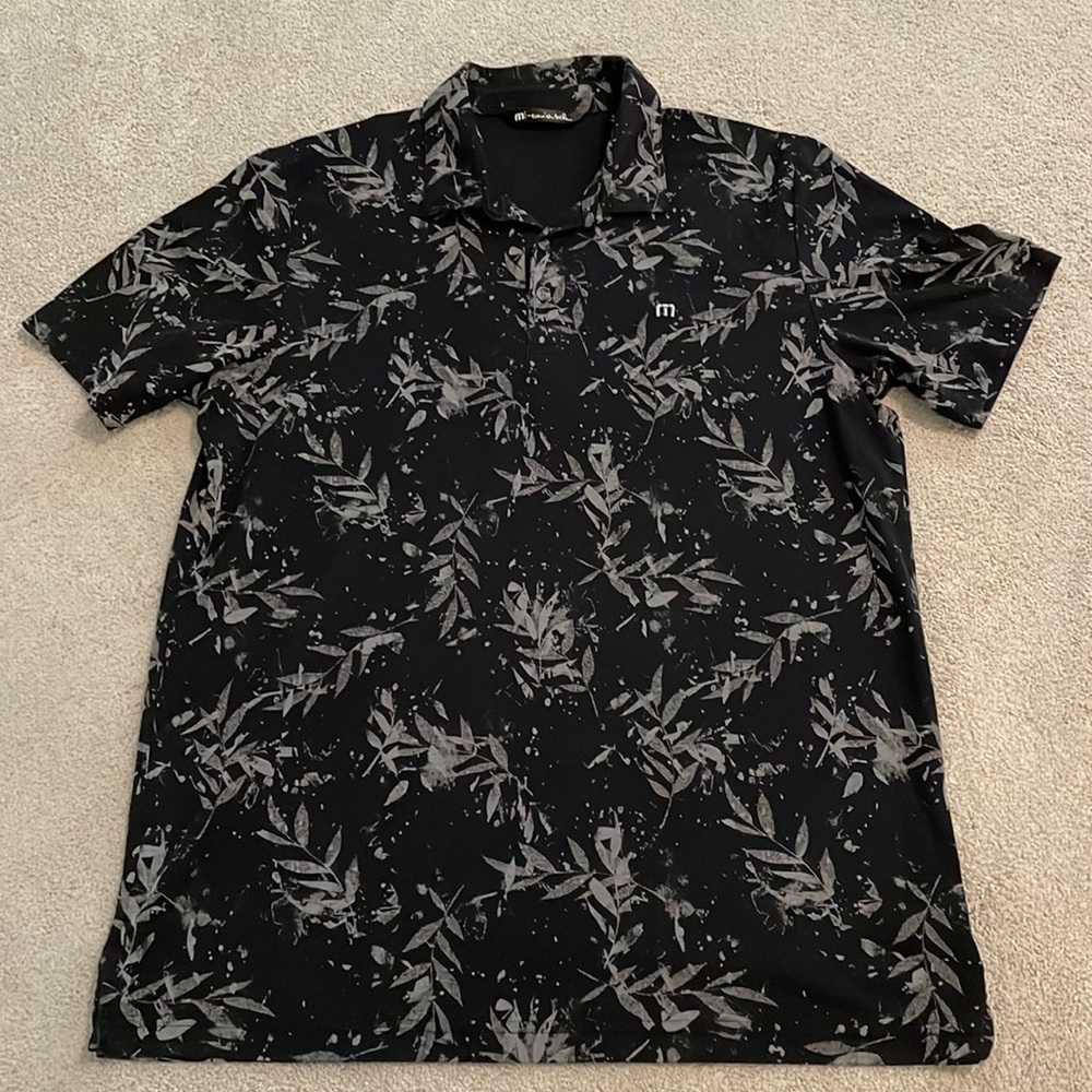 Black & gray polo